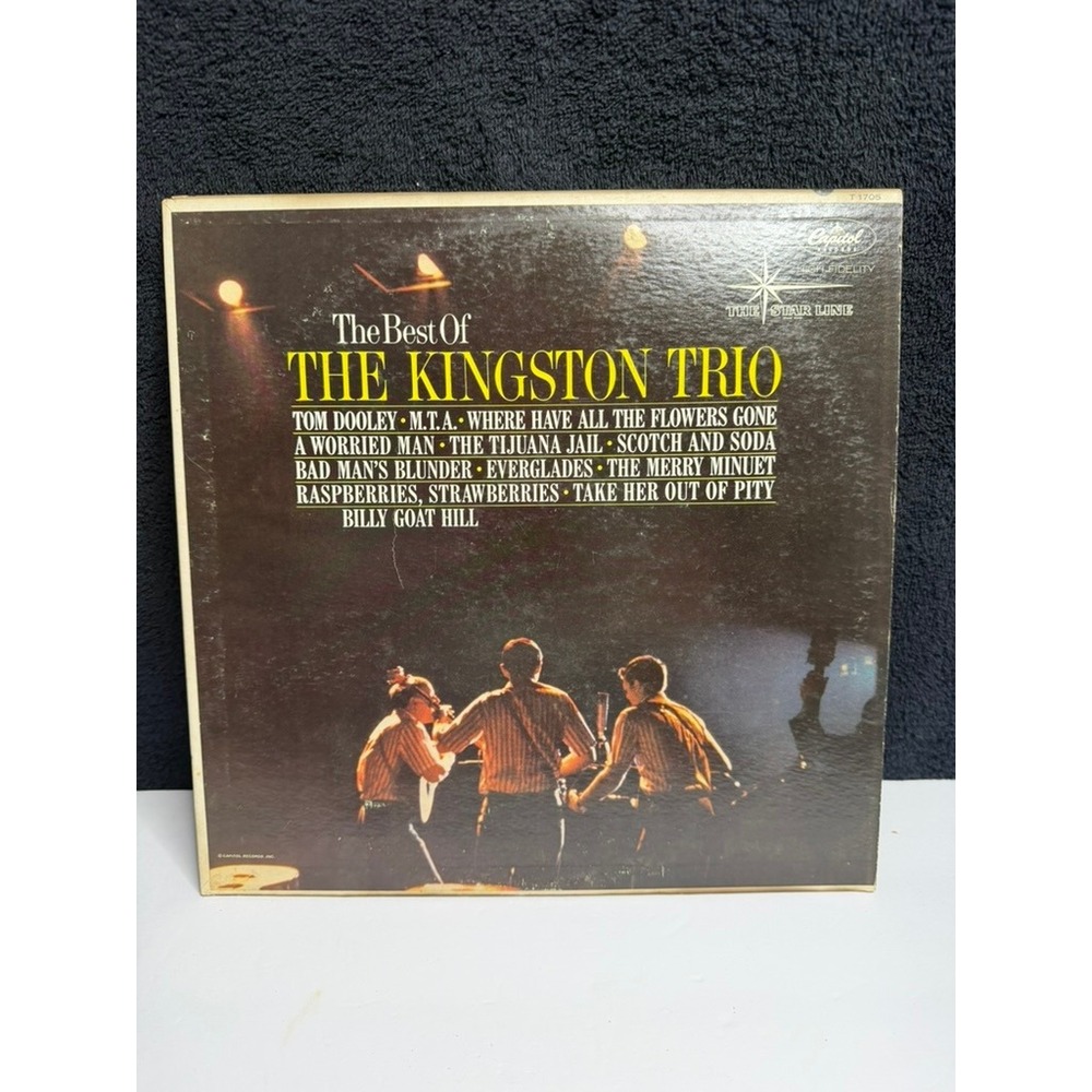 The Best of The Kingston Trio Vinyl LP Capitol Star Line T-1705 Folk Mono 1962
